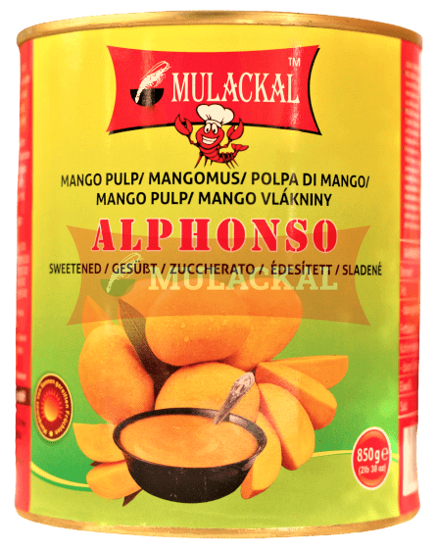 MULACKAL Alphonso Mango Pulp 850g