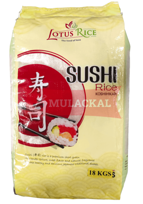 LOTUS RICE Sushi Reis 18Kg