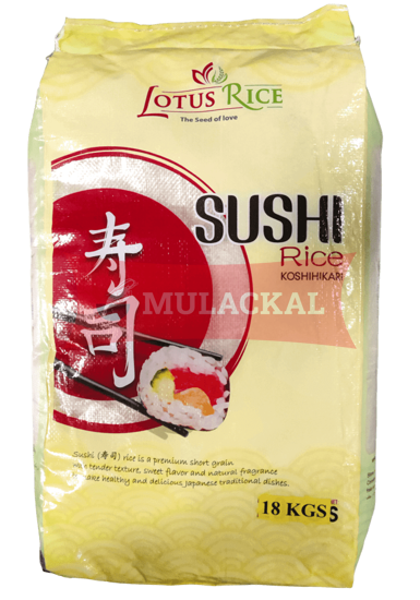 LOTUS RICE Sushi Reis 18Kg