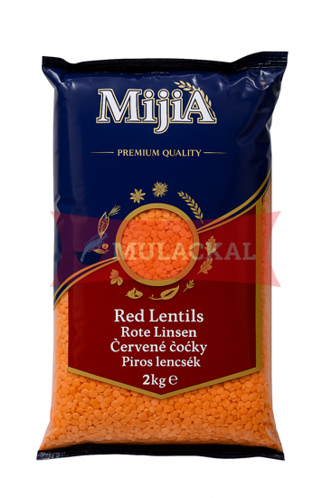Mijia Red Split Lentils 6x2kg