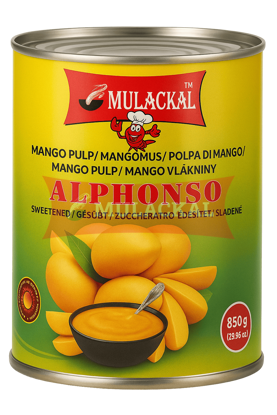 MULACKAL Alphonso Mango Pulp 12x850g