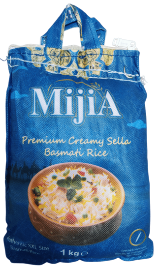 MIJIA Creamy Sella Basmati Rice 20x1kg
